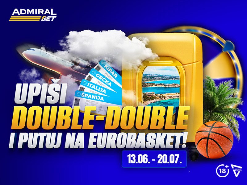 AdmiralBet vas vodi na Eurobasket: Ljetuj na Kipru i bodri Zmajeve!