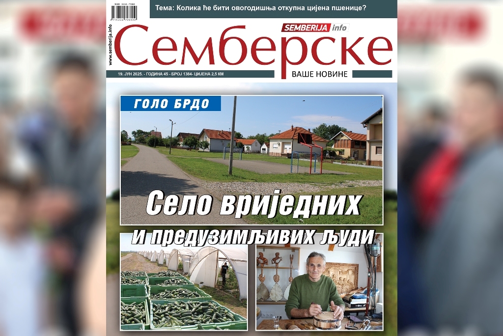 Na kioscima je novi broj "Semberskih novina"