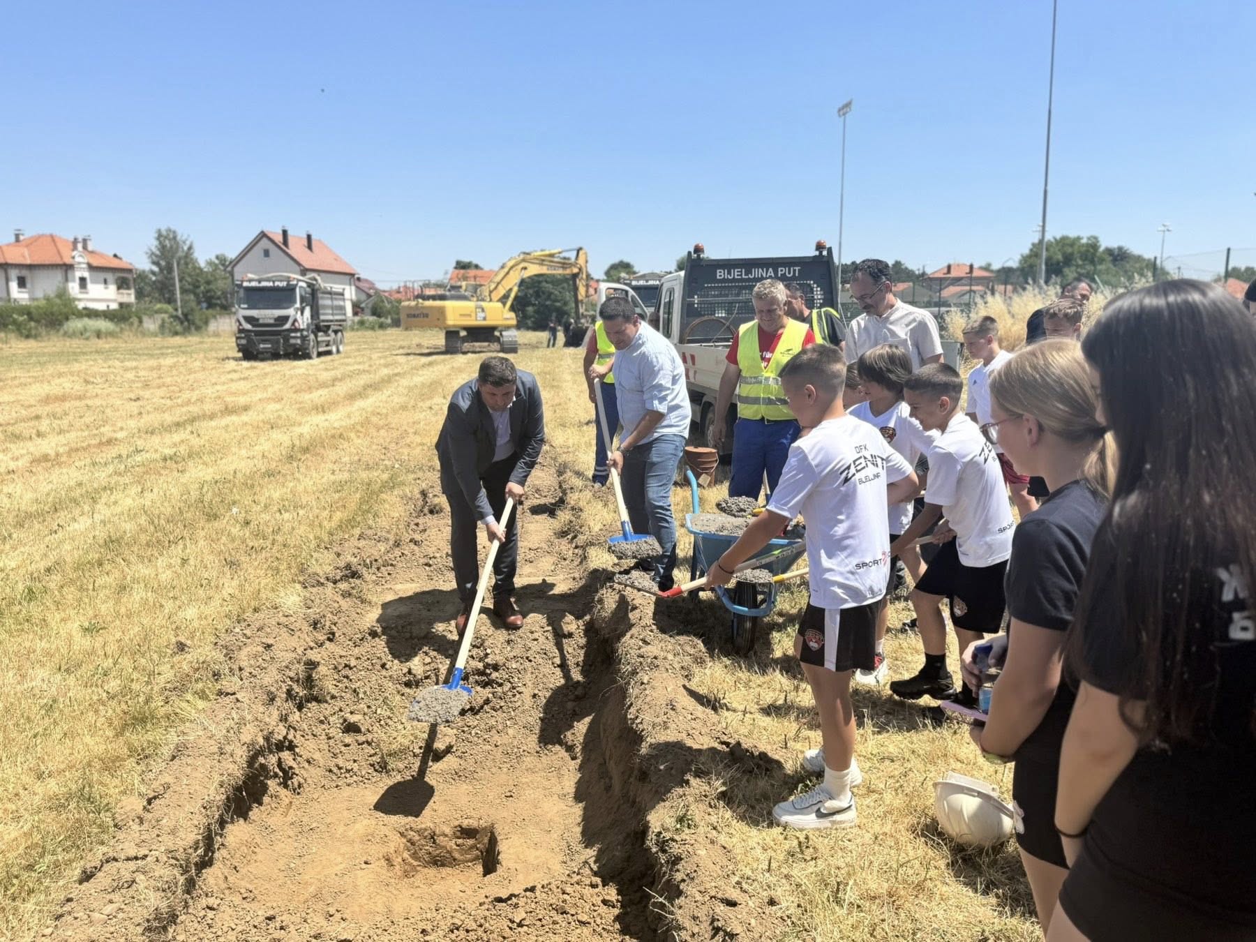 Počela izgradnja prve sportske dvorane u Bijeljini – položen kamen temeljac