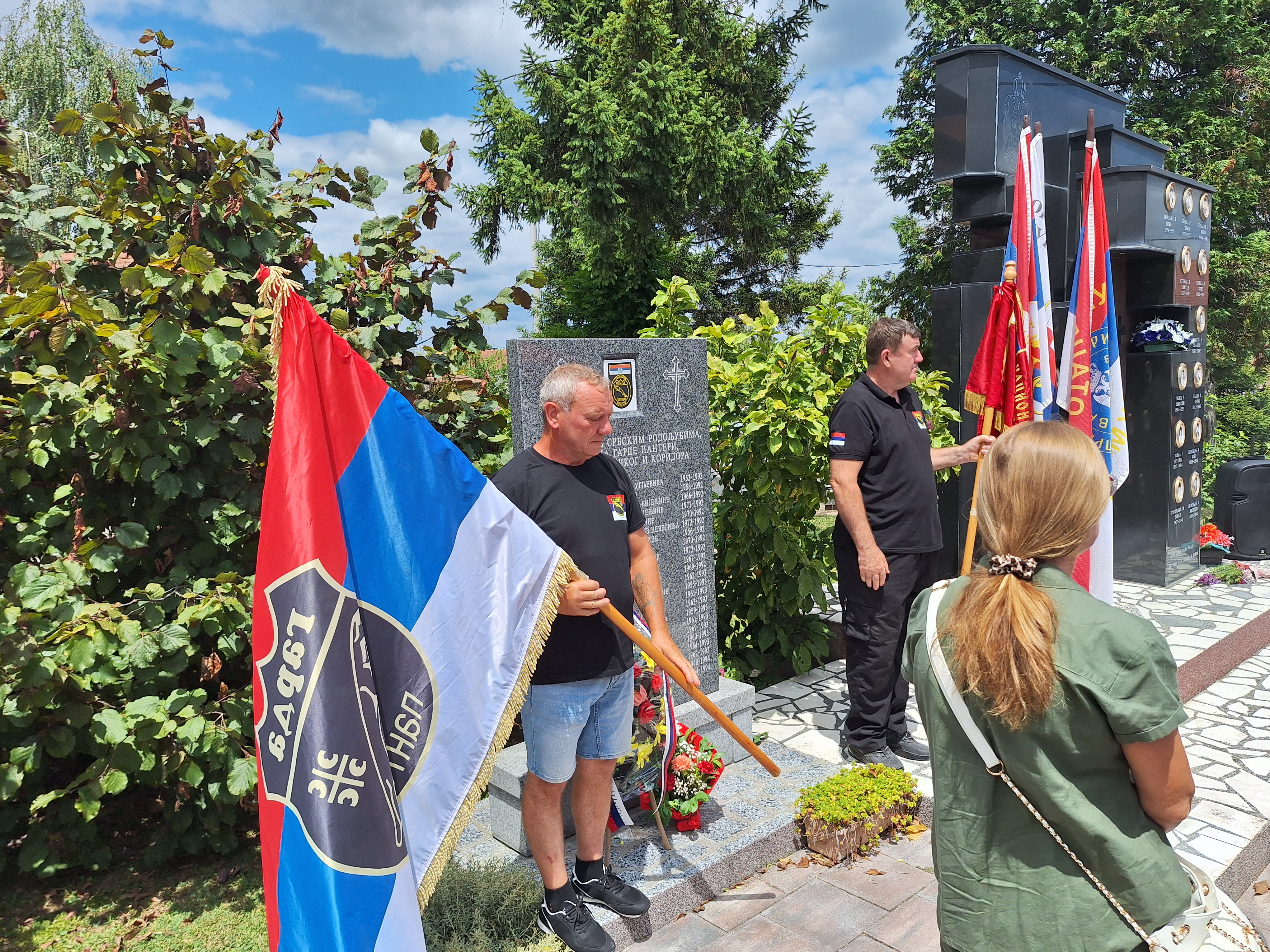 Služen pomen za poginule pripadnike "Garde Panteri" i Prve posavske brigade