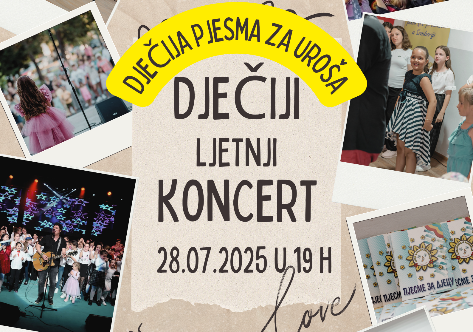 LJETNI KONCERT U BIJELJINI Djeca pjevaju za malog Uroša