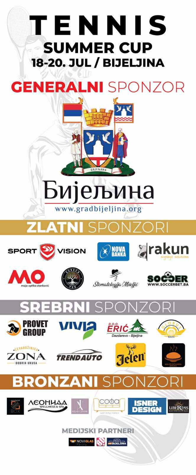 Uspješno završen 6. Tennis Summer Cup u Bijeljini