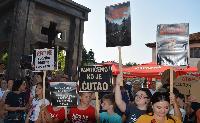 Održan skup protiv rudnika litijuma i protesna šetnja „Majevica bez rudnika!“ FOTO