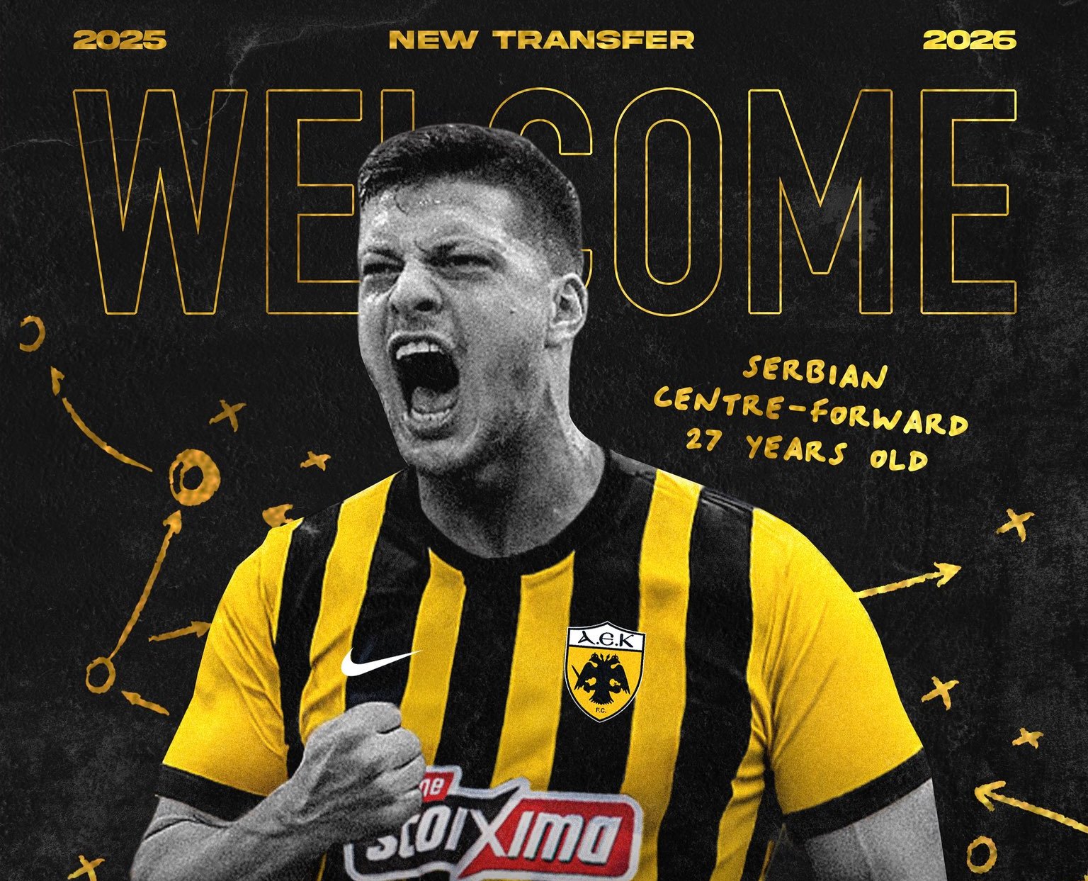 Luka Jović zvanično potpisao za AEK!