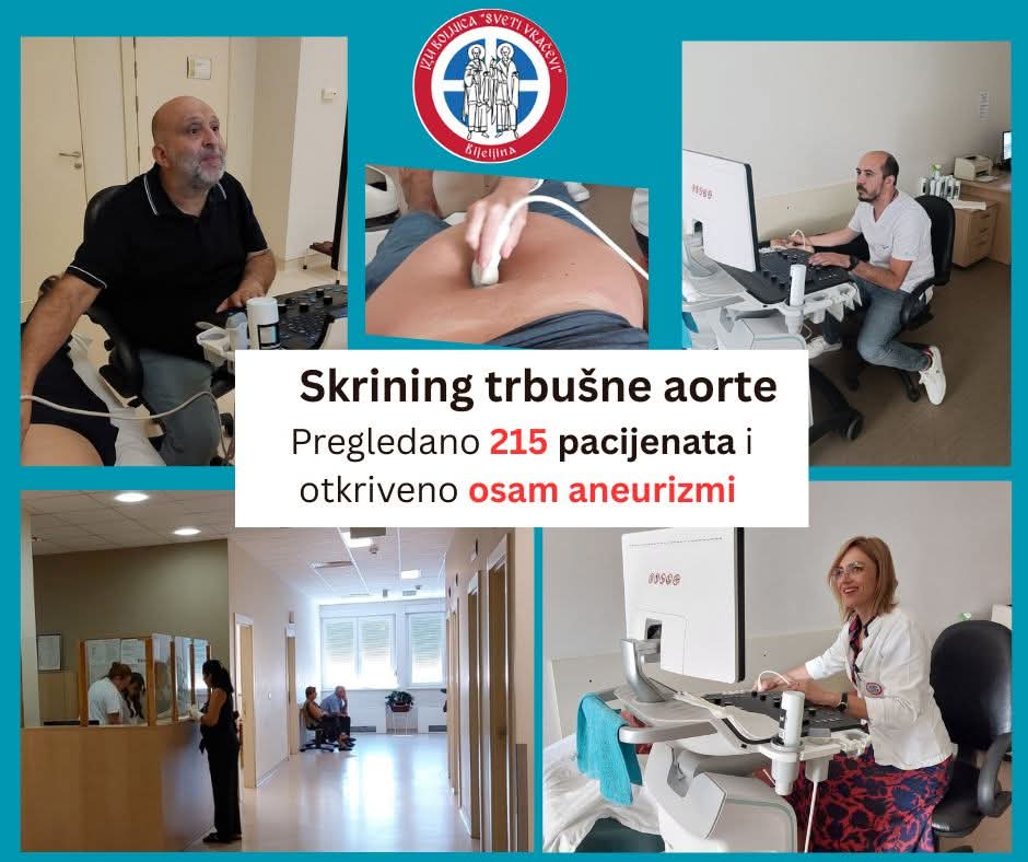 PREVENCIJA SPASILA ŽIVOTE - U četvorodnevni akciji bijeljinske Bolnice pregledano 215 pacijenata i otkriveno osam aneurizmi!