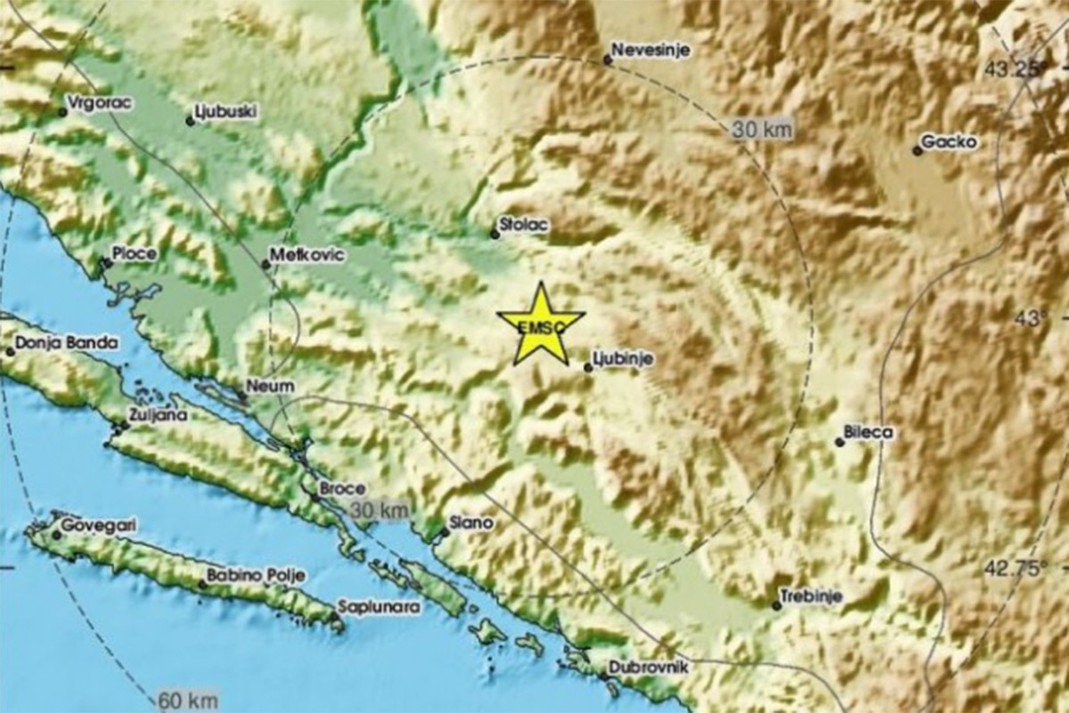 Zemljotres kod Berkovića