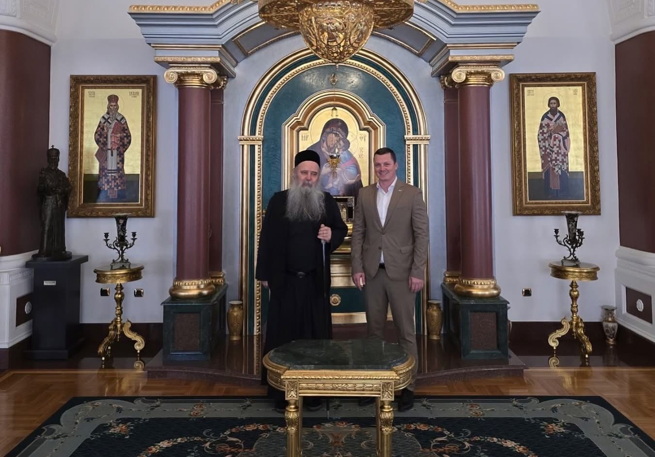 Direktor Centra za socijalni rad Bijeljina u posjeti mitropolitu Fotiju