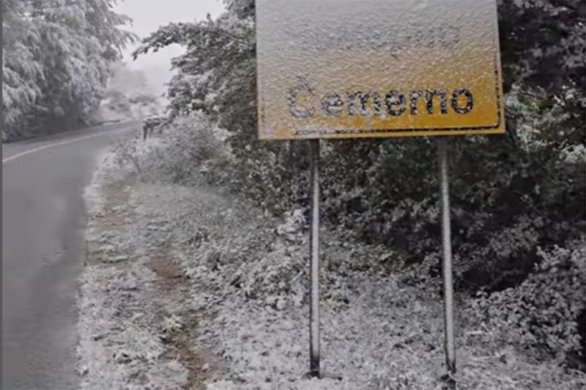 Snijeg na Čemernu pao u jesen nakon 54 godine (VIDEO)