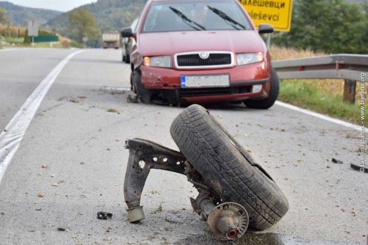 Na području Bijeljine povećan broj saobraćajnih nesreća