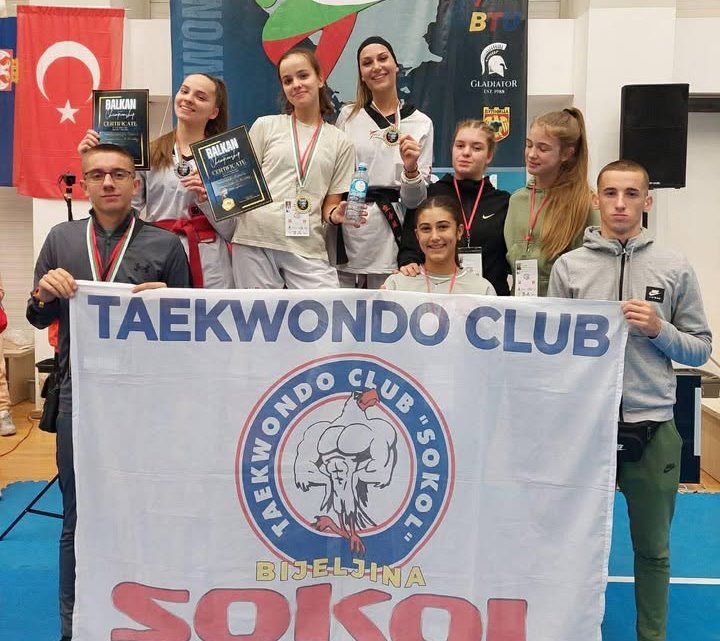 Tekvondo klub „Sokol“ donio u Bijeljinu dva naslova prvaka Balkana Tekvondo klub „Sokol“ donio u Bijeljinu dva naslova prvaka Balkana