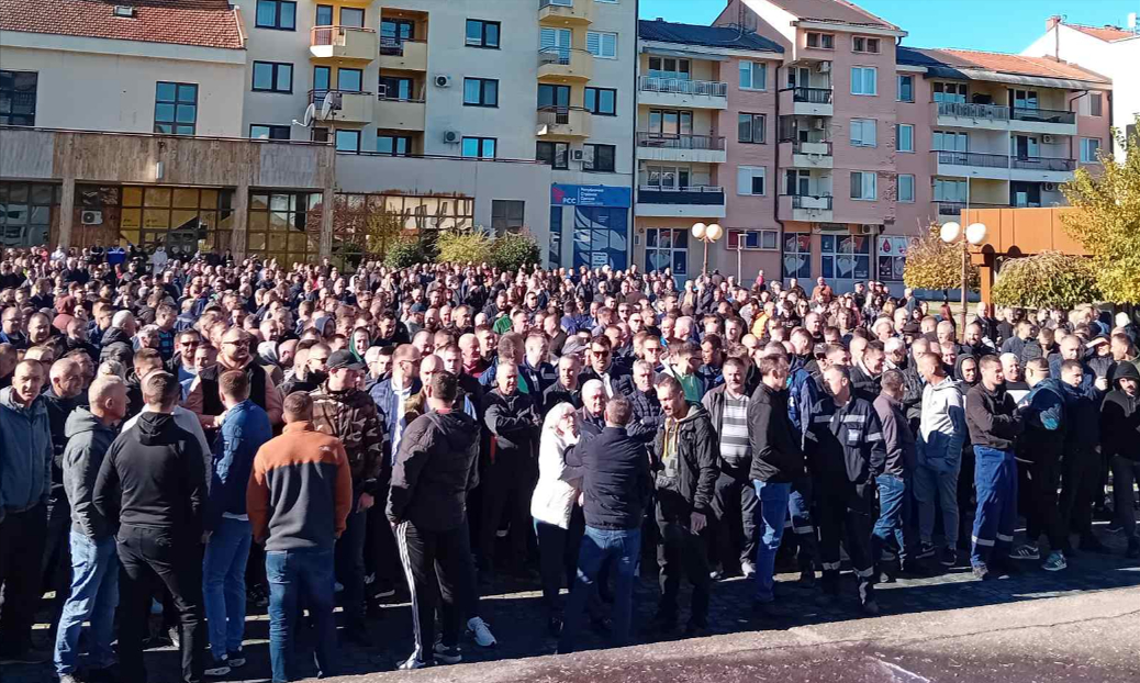 Protest radnika RiTE Ugljevik