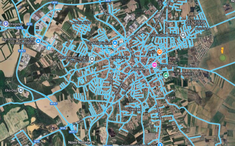 Google Street View stigao u BiH: Bijeljina kompletno pokrivena