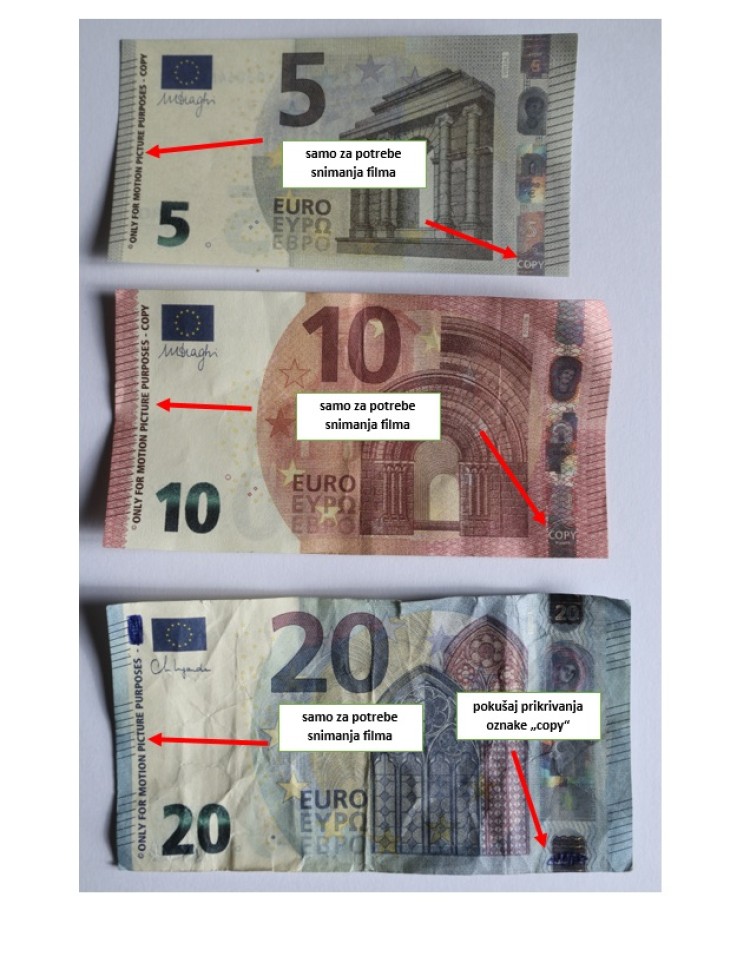 FOTO Policija upozorila: U Brčkom se pojavile filmske novčanice, kako da ih prepoznate?