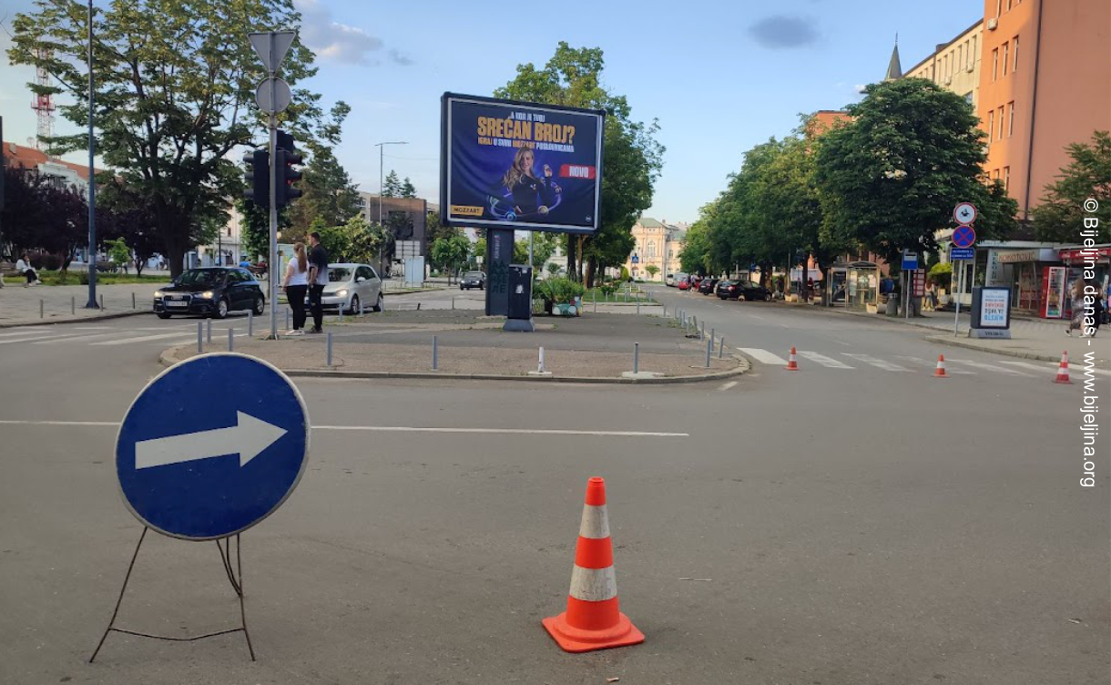 Bijeljina: Danas izmjena režima saobraćaja u centru grada