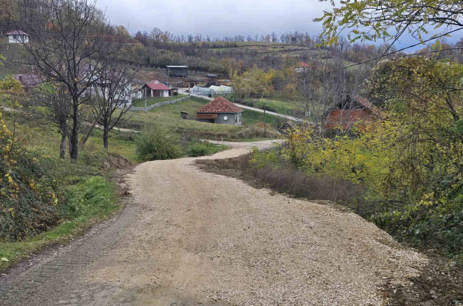 Sanirano klizište na lokalnom putu u Mirosavcima kod Lopara