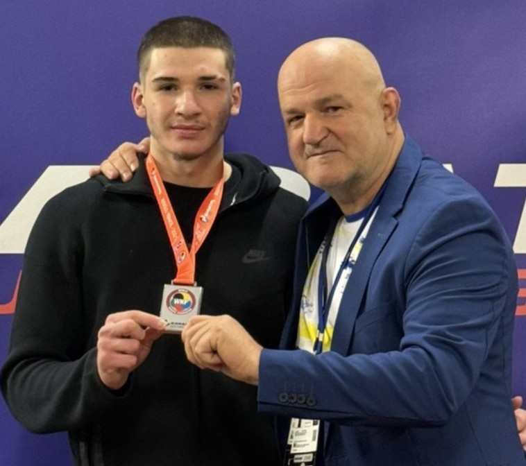 Dobar početak za bijeljinske karatiste u Veneciji: Sinan Paljevac vicešampion Svjetske lige