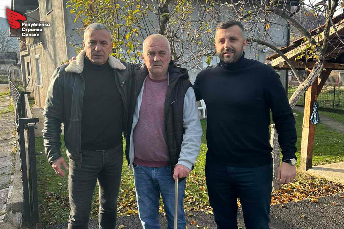 Šekovići: RSS uručila pomoć borcu Slaviši Ševkušiću, potreban novac za dalje liječenje