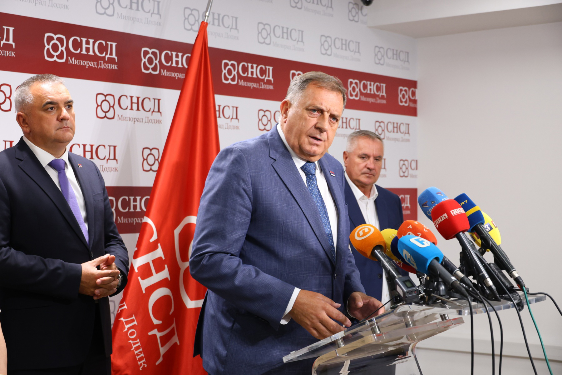 Dodik predstavio nosioce lista SNSD-a, Mikajlo Lazić nosilac liste u izbornoj jedinici 6