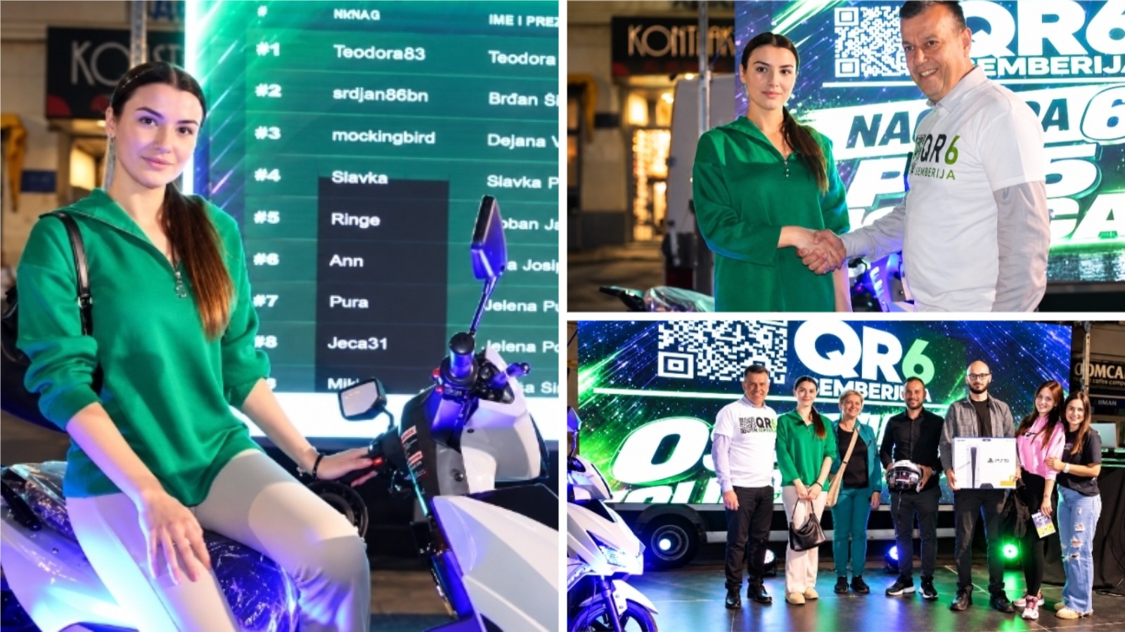 Završen „QR6 Challenge Semberija“: Milan Dakić uručio nagrade, Teodora Bunijevac osvojila skuter