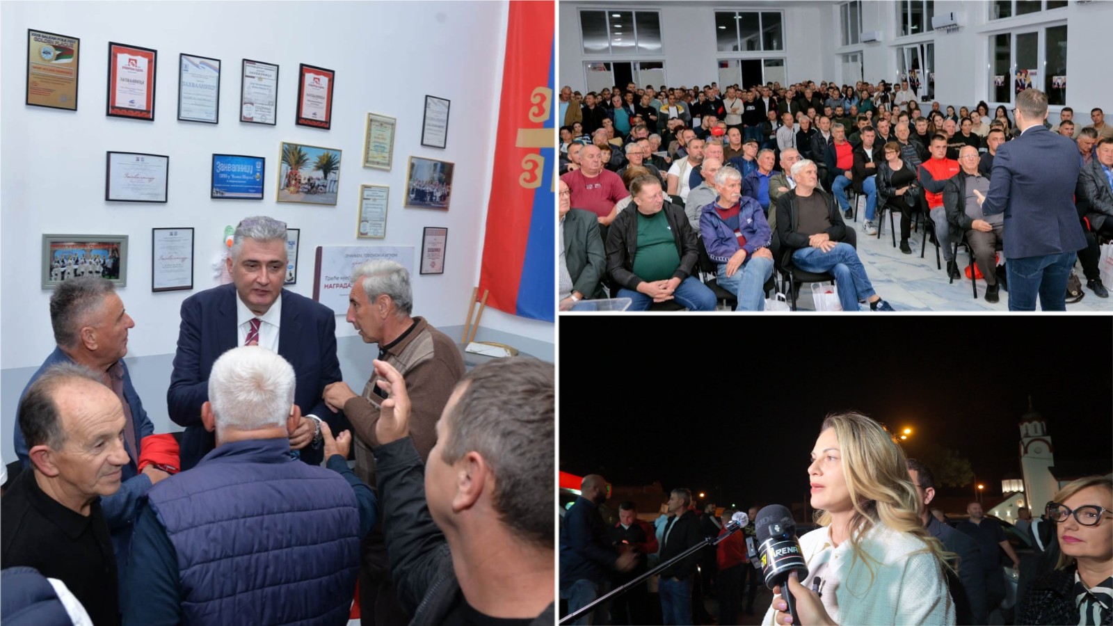 Veliki odziv na tribini SNSD-a u Velikoj Obarskoj: „Izbori se završavaju, ali naš rad neće stati“
