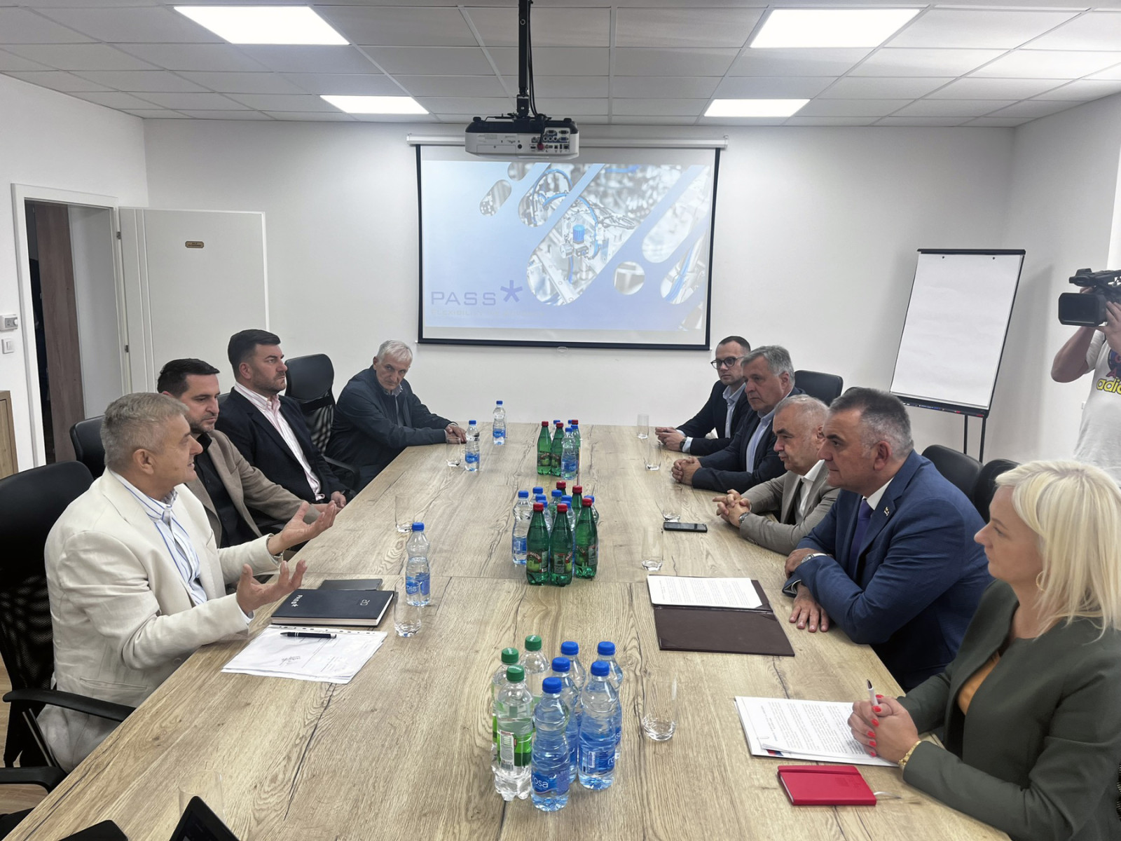 Bijeljina: Minić sa rukovodstvom firme "PASS"