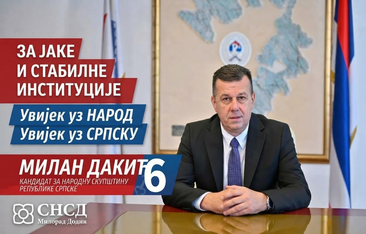 Dakić: Hvala vam na povjerenju i zajedničkoj borbi za Semberiju i Srpsku!