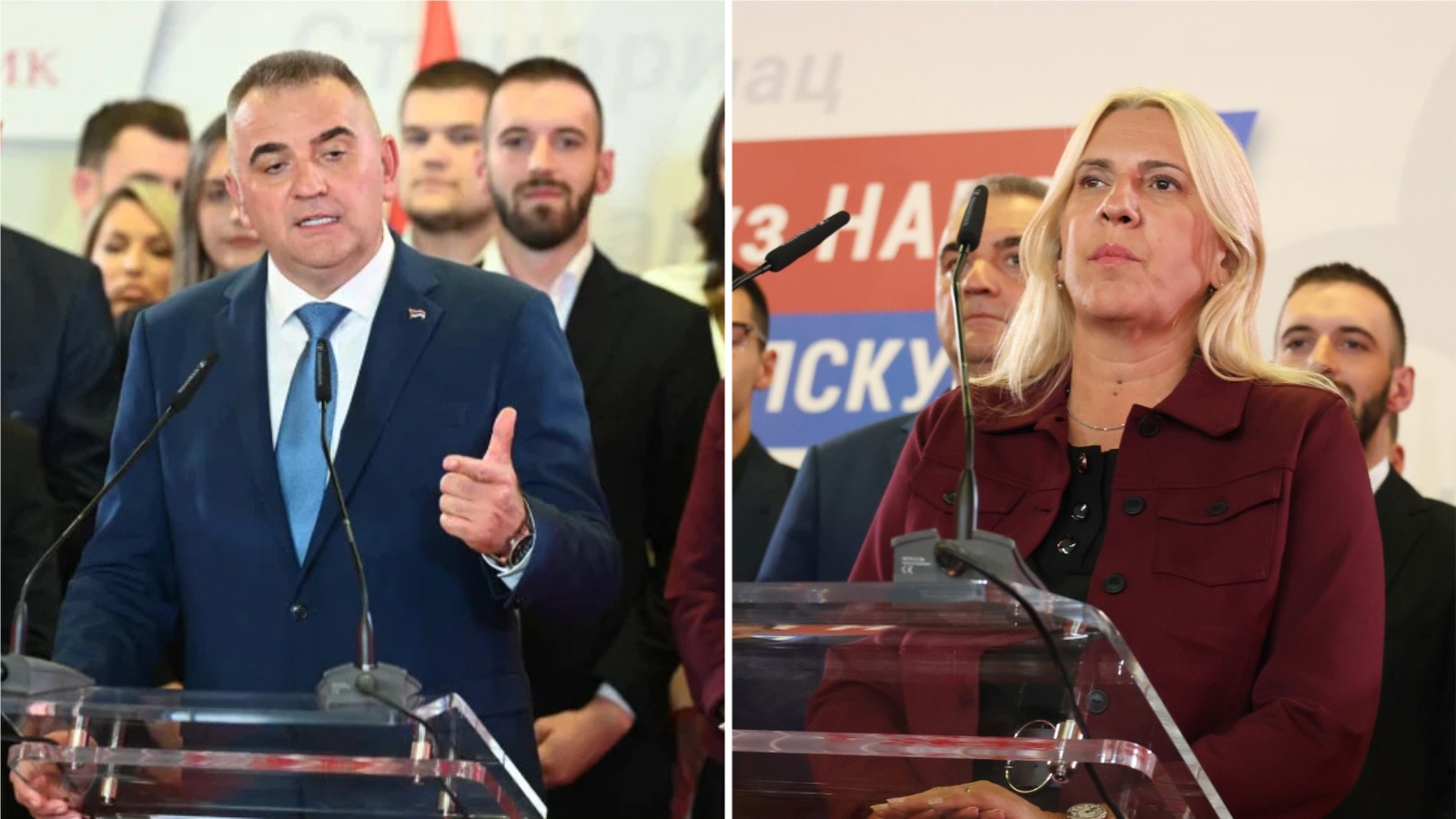 Minić: Biću predsjednik svih građana Republike Srpske; Cvijanović: Neću izdati interese Republike Srpske