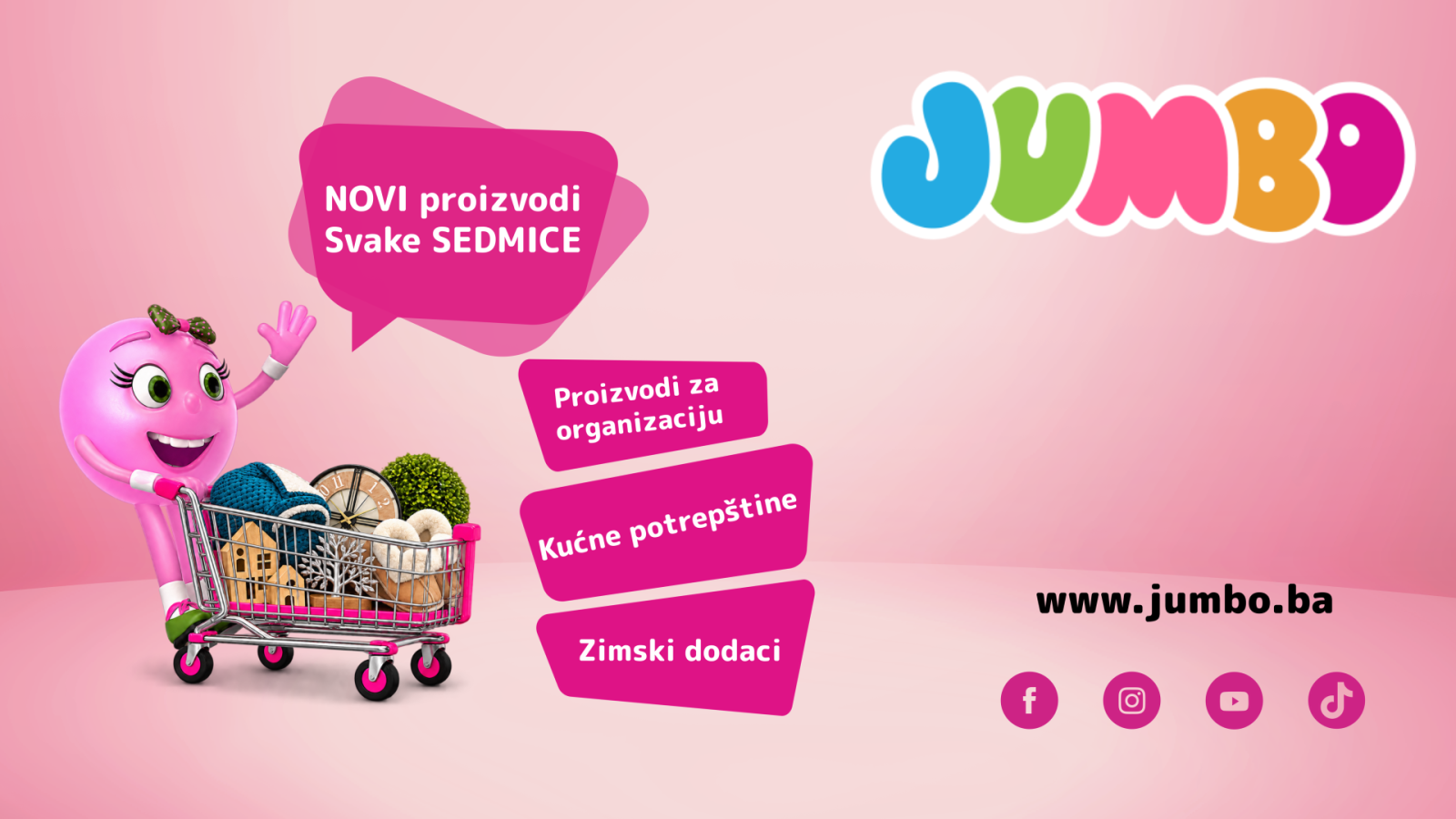 Svake sedmice očekuju vas novi proizvodi