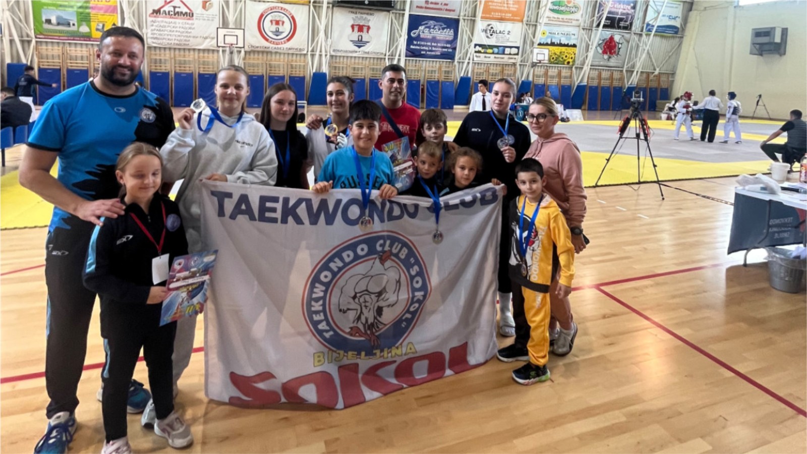 Devet medalja za Tekvondo klub Sokol na Koloseum openu u Pančevu