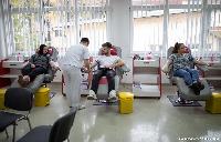 FOTO Podmladak u davalaštvu: U humanu akciju uključeno više od 300 učenika Ekonomske škole