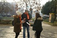 FOTO Narandžasti UN Women autobus u Bijeljini: Dva dana besplatne vožnje i edukacije