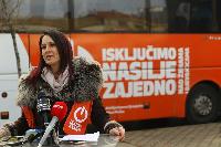 FOTO Narandžasti UN Women autobus u Bijeljini: Dva dana besplatne vožnje i edukacije