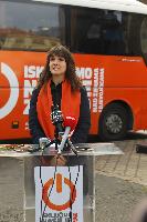 FOTO Narandžasti UN Women autobus u Bijeljini: Dva dana besplatne vožnje i edukacije