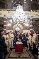 FOTO/VIDEO Nalaganje badnjaka u Bijeljini