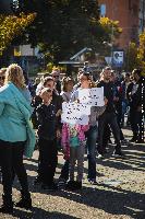 PROTEST građana na trgu u Bijeljini FOTO