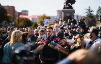 PROTEST građana na trgu u Bijeljini FOTO
