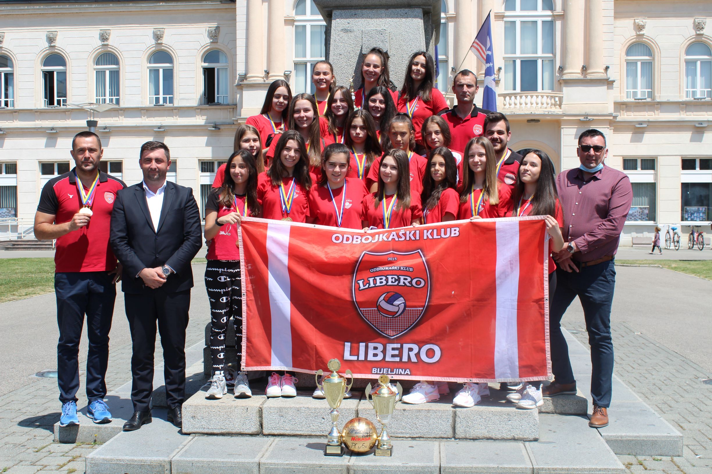 Prijem za odbojkašice pionirske šampionke BiH FOTO