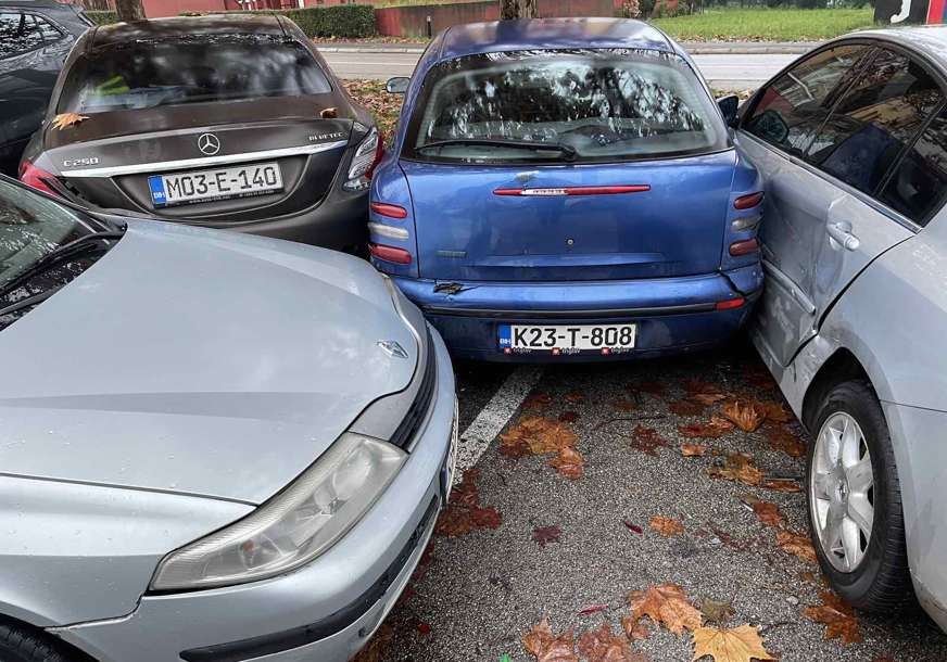 Slupao automobile na parkingu u Banjaluci i pobjegao