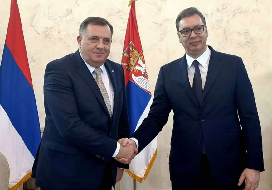 Završen sastanak Vučića i Dodika: Predsjednik Srbije zamolio predstavnike Srpske da se vrate u institucije
