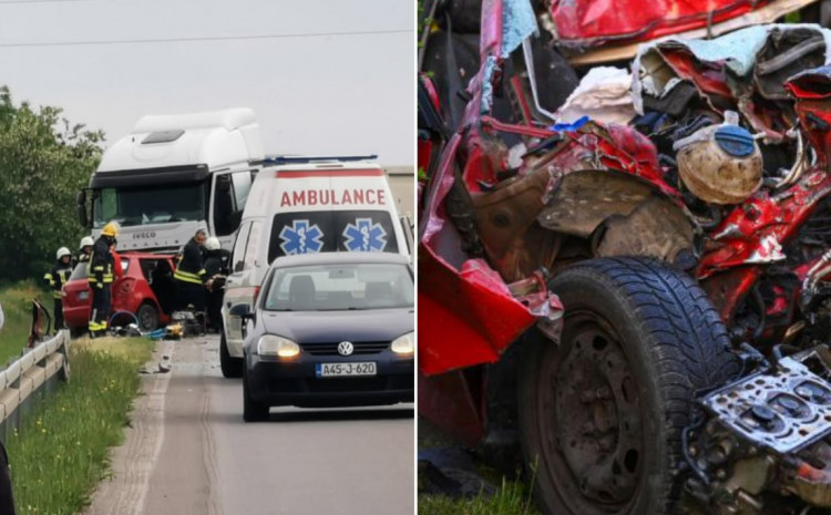 Detalji teške nesreće kod Bijeljine: Vozač kamiona prilikom udara iščupao volan