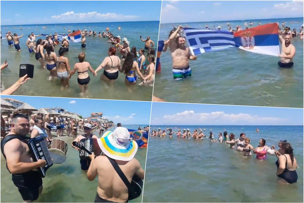 AJMO, BRAĆO, SAMO NEKA JE VESELO! Grci se krste i ne veruju šta vide 