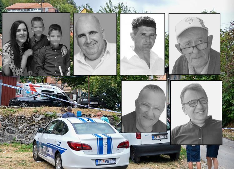 Tuga na Cetinju: Danas sahrane žrtava krvavog pira, među njima majka i dva sina