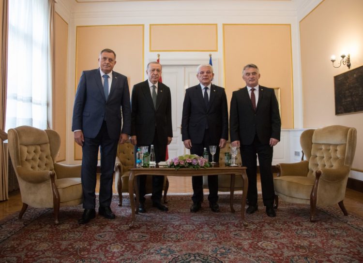 Erdogan se sastao sa članovima Predsjedništva BiH