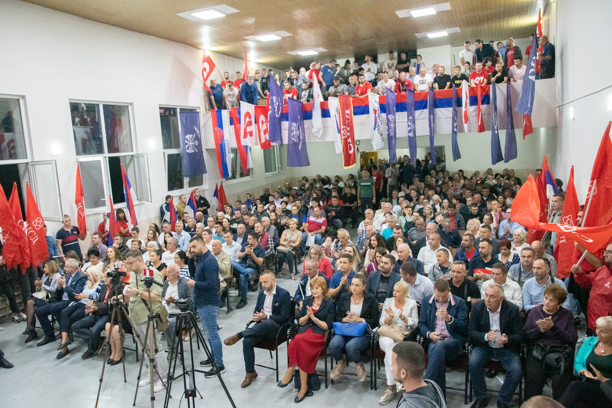 Najveće okupljanje partija u Semberiji: Podrška Dodiku i Cvijanovićevoj