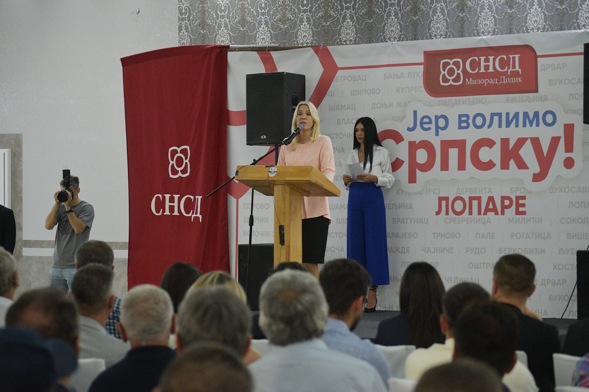 Dodik i Cvijanović u Loparama: Sa SNSD Srpska je mirna i stabilna