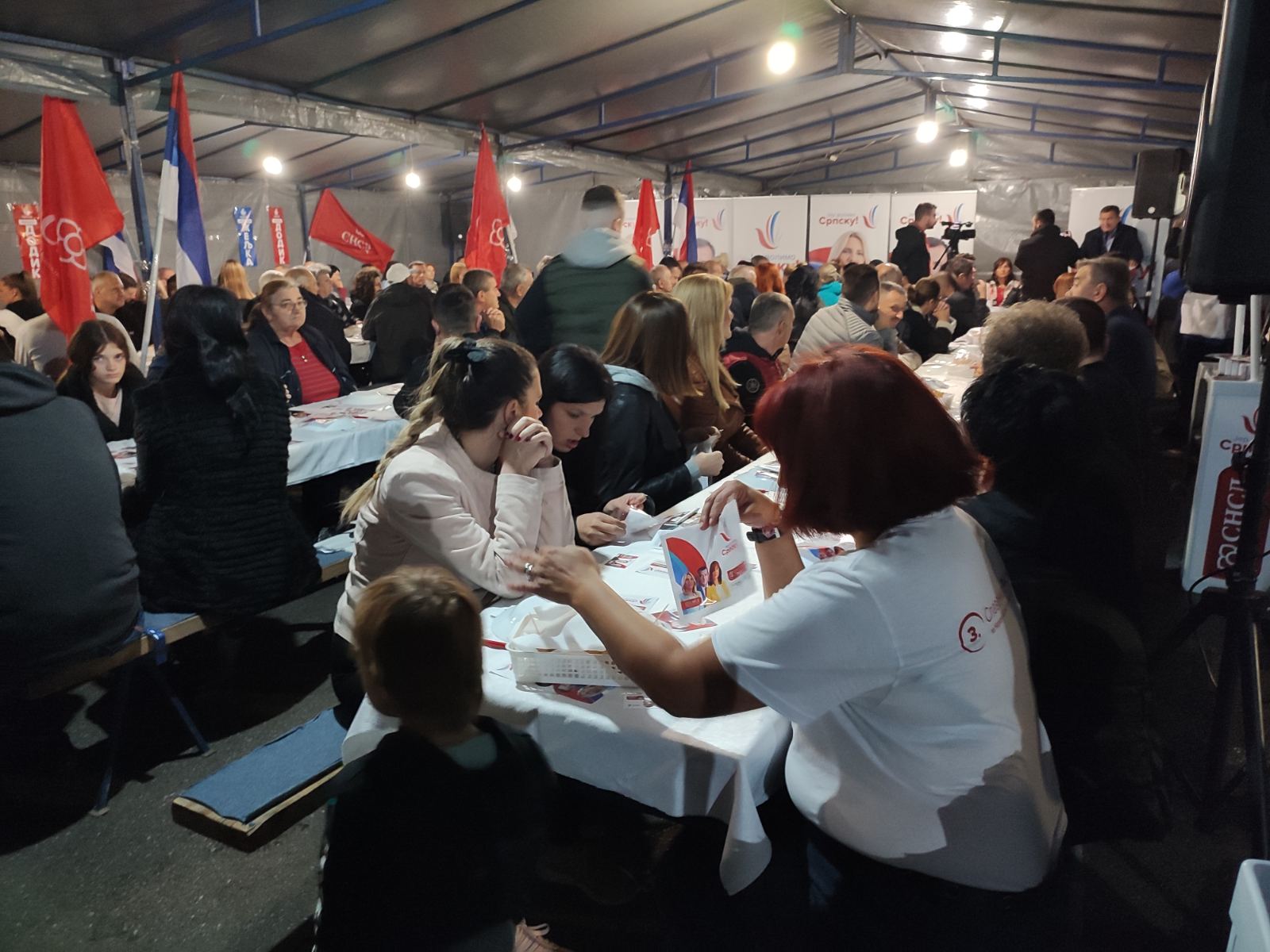 Tribina SNSD u Dašnici: Narod će dati glas za Srpsku i provjerene političare - Dodika i Cvijanovićevu