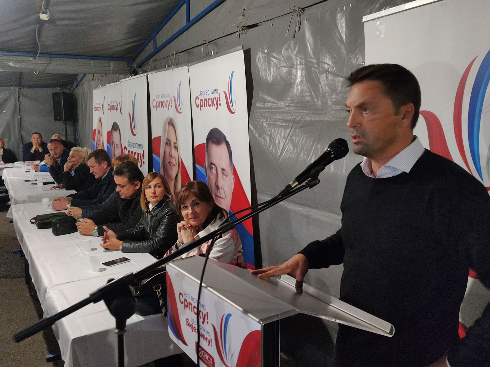 Tribina SNSD u Dašnici: Narod će dati glas za Srpsku i provjerene političare - Dodika i Cvijanovićevu