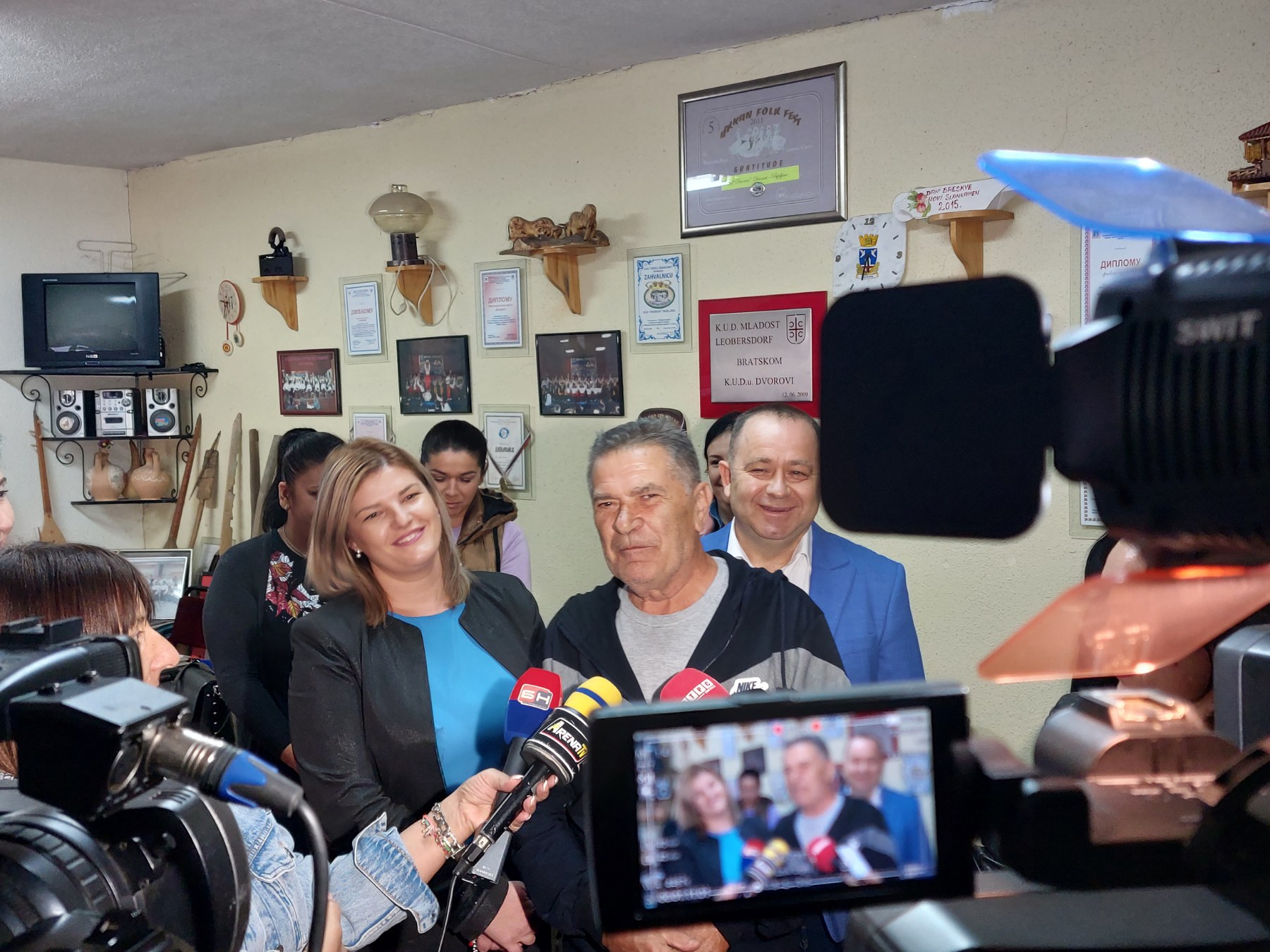 Kandidati Pokreta Uspješna Srpska posjetili KUD "Dvorovi"
