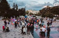 FOTO ZaROLAJ - defile vozača na točkićima u centru Bijeljine