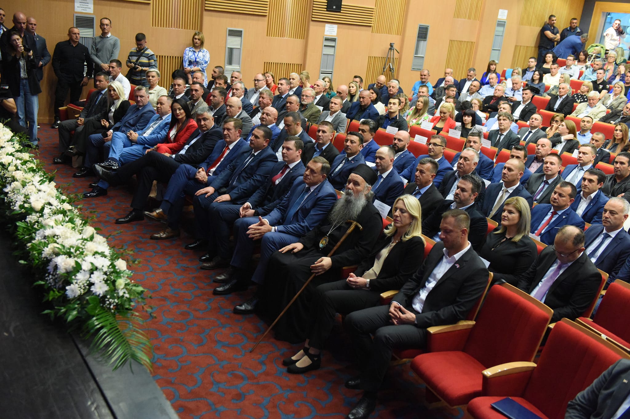 Dodik i Cvijanovićeva na svečanoj sjednici Skupštine Grada Bijeljina